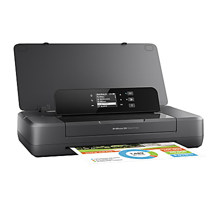 Tilkalde Vil ikke newness HP OfficeJet 200 Portable Wireless Inkjet Color Printer - Office Depot