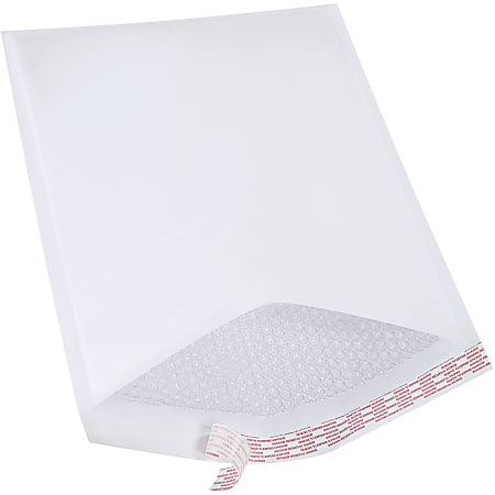Partners Brand White Self-Seal Bubble Mailers, #7, 14
