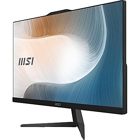 MSI Modern AM242P 11M Modern AM242P 11M-1069US All-in-One Computer - Intel Core i3 11th Gen i3-1115G4 - 8 GB RAM DDR4 SDRAM - 256 GB SSD - 23.8" Full HD 1920 x 1080 - Desktop - Black - Intel Chip - Windows 11 Home