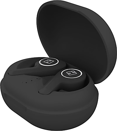 iHome XT 60 True Wireless Bluetooth In Ear Earbuds Black Office