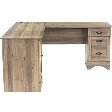 Sauder harbor view corner computer desk discount