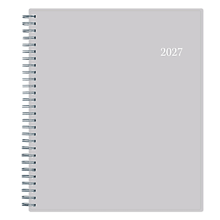 2027 Passages Solid Gray Monthly Planner 8x10