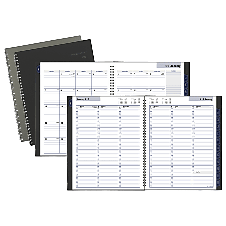 AT-A-GLANCE® Weekly/Monthly Planner, 8 1/2" x 11", Assorted Colors, January to December 2018 (GC52010-18)