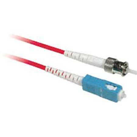 C2G-2m SC-ST 9/125 OS1 Simplex Singlemode PVC Fiber Optic Cable - Red - 2m SC-ST 9/125 Simplex Single Mode OS2 Fiber Cable - Red - 6ft