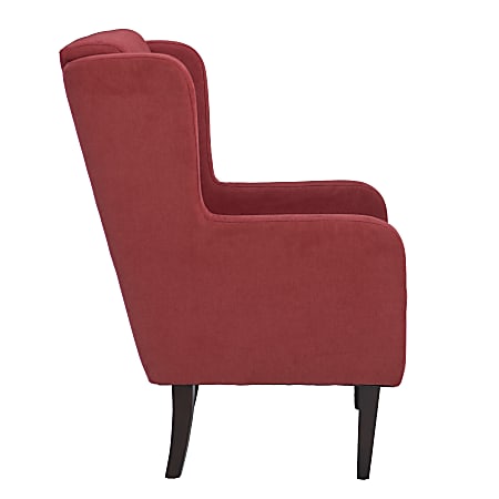 Rust wingback chair discount