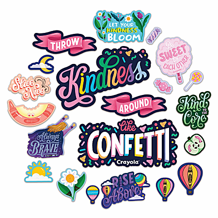 Crayola® Colors of Kindness Throw Kindness Bulletin Board Set, Multicolor