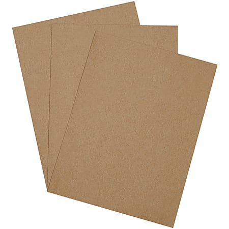 Partners Brand Chipboard Pads, 9" x 12", Kraft, Case Of 825