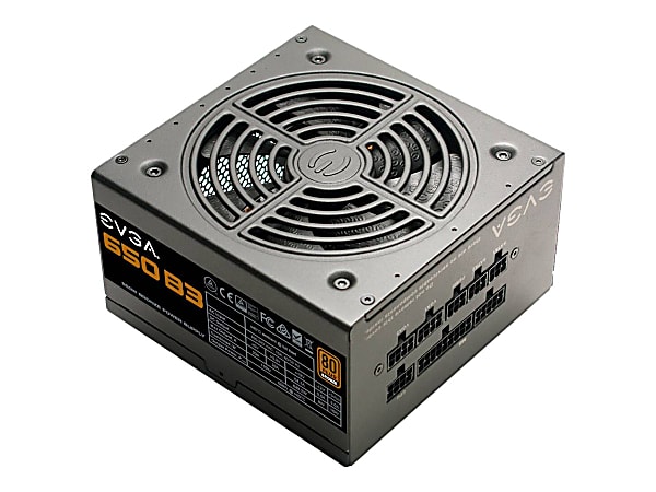 EVGA 650 B3 - V1 - power supply (internal) - ATX - 80 PLUS Bronze - AC 100-240 V - 650 Watt