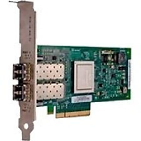 Dell QLogic 2662 Fiber Channel Host Bus Adapter - PCI Express - 14.03 Gbit/s - 2 x Total Fibre Channel Port(s) - Plug-in Card