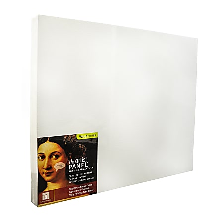 Ampersand Artist Panel Canvas Texture Cradled Profile, 16" x 20", 1 1/2"