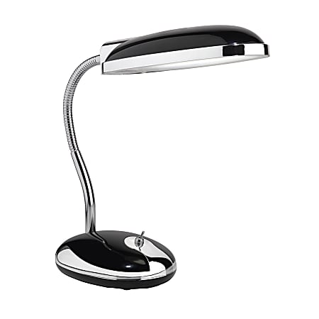 Realspace® Spectrum Task Lamp, 15"H, Silver/Black