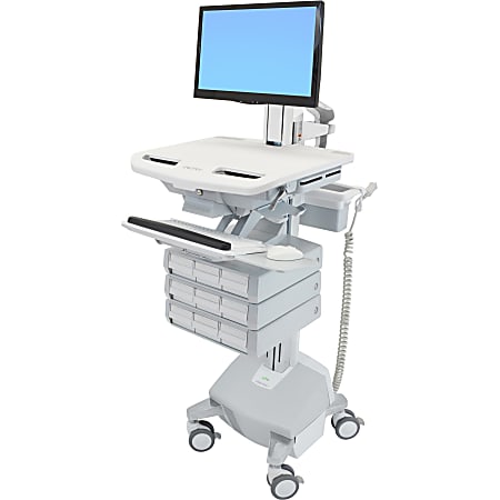 Ergotron StyleView - Cart for LCD display/keyboard/mouse/CPU/notebook/camera/scanner (open architecture) - SV4413921