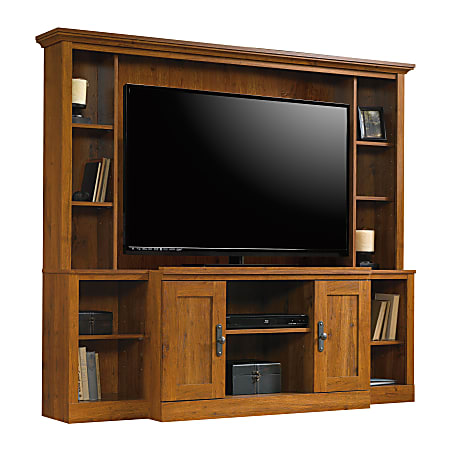 Sauder® Harvest Mill Home Theater Credenza For 47" TVs, Abbey Oak