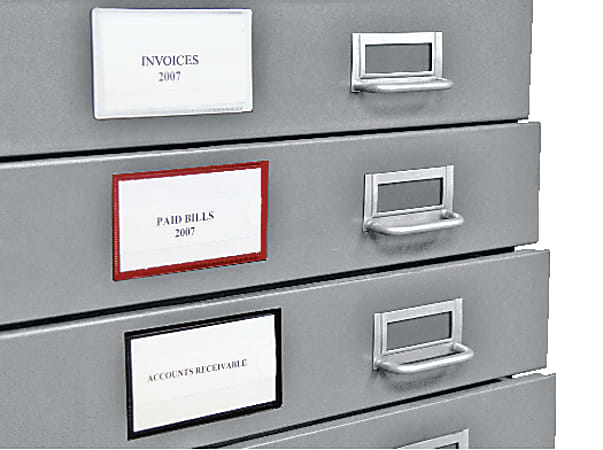 File cabinet drawer label template