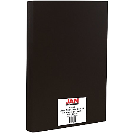 Jam Cardstock, 8.5 x 11, 80lb Dark Gray, 50/Pack