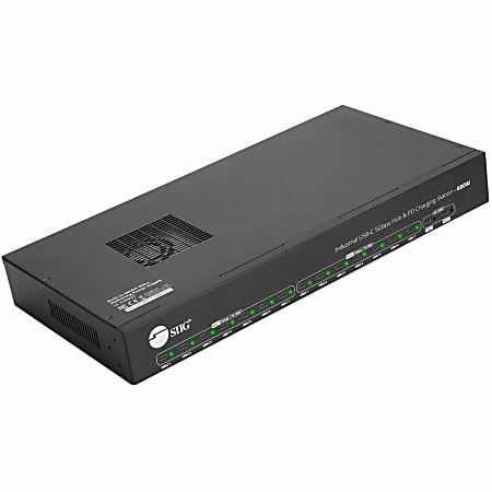 SIIG 16-port Industrial 600W USB-C PD Charging Station with 5Gbps USB Hub - SIIG Industrial Grade PD Charging Station with USB-C 5Gbps Hub - 600W Adds 16 USB-C Charging Ports
