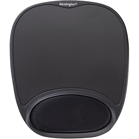 Kensington Comfort Gel Mouse Pad - Black - 1.50" x 9.37" x 13" Dimension - Black - Gel - 1 Pack