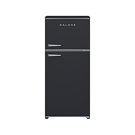 Galanz Retro 18 Cu. Ft. Dual Door Refrigerator Retro Black Total Qty 1 ...