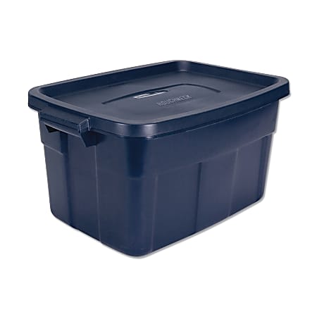 Rolling rubbermaid tote hot sale