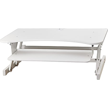 Lorell® Deluxe Sit-To-Stand Desk Riser, White