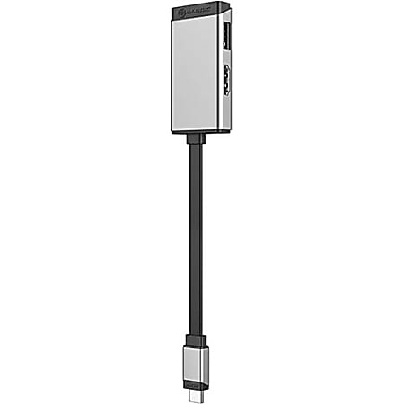 Alogic MagForce DUO 2-in-1 Adapter - 1x USB Type C - Male - 1x HDMI 2.0 Digital Audio/Video - Female, 1x USB 3.2 (Gen 1) Type A - ULCHDASGR