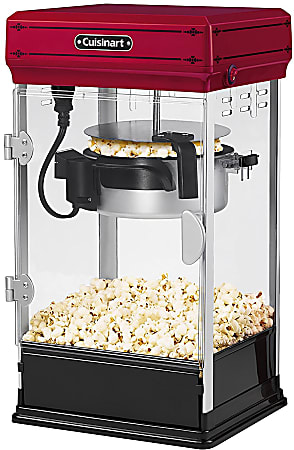 Cuisinart Popcorn Maker 21 1516 H x 11 34 W x 11 34 D Red - Office