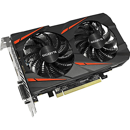 Gigabyte Ultra Durable 2 GV-RX560GAMING OC-4GD (rev. 2.0) Radeon RX 560 Graphic Card - 1.18 GHz Core - 1.23 GHz Boost Clock - 4 GB GDDR5 - Dual Slot Space Required - 128 bit Bus Width - Fan Cooler - OpenGL 4.5, DirectX 12 - 1 x DisplayPort - 1 x HDMI