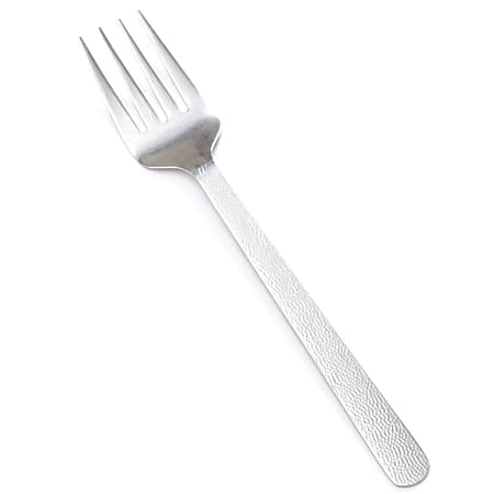 American Metalcraft Stainless-Steel Cold Meat Forks, Hammered, 13", Silver, Pack Of 72 Forks