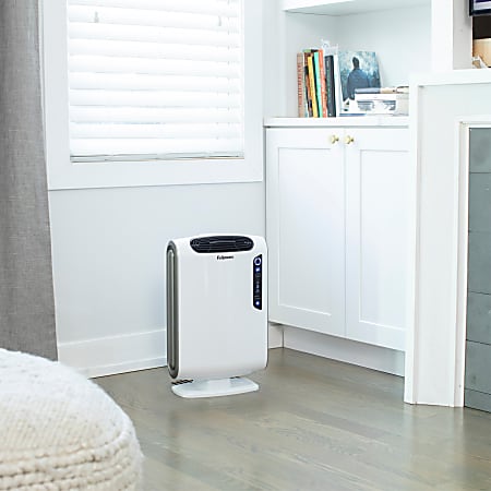 Fellowes AeraMax DX55 HEPA Air Purifier 400 Sq. Ft. Coverage White