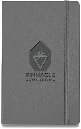 Custom Moleskine® Promotional Hard Cover Ruled Large Notebook, 8-1/4” x 5”, Assorted