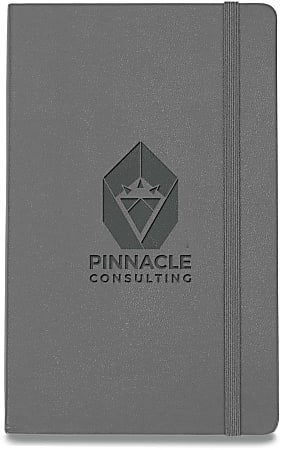 Custom Moleskine&reg; Promotional Hard Cover Ruled Large Notebook, 8-1/4&rdquo; x 5&rdquo;, Assorted