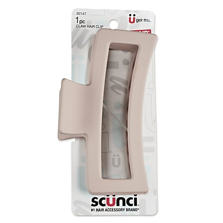 Conair® Scunci Plastic Claw Clip, Extra Large, Neutral