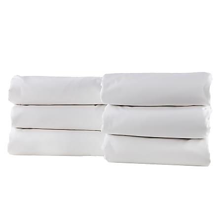 1888 Mills Naked Full Duvet Covers, 85" x 94", White, Case of 6