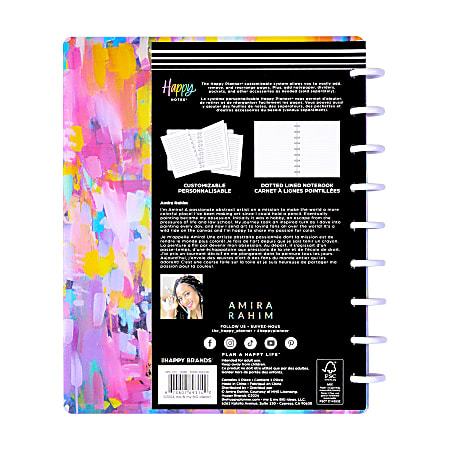 Happy Planner Classic Disc Bound Notebook 7 x 9 14 Dotted
