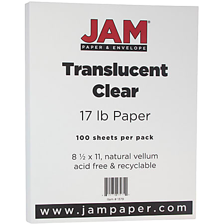 JAM Paper® Letter Card Stock, 8-1/2&quot; x 11&quot;,