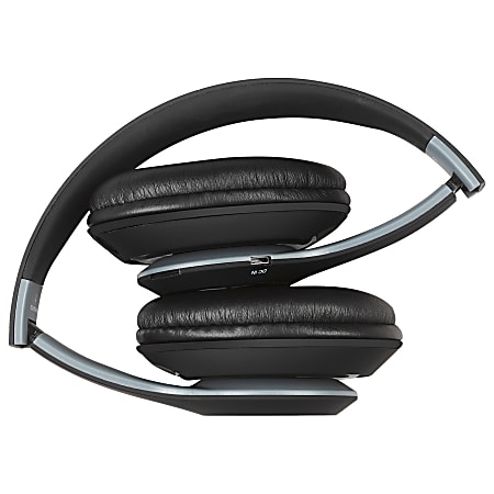 iLive Bluetooth Wireless Over The Ear Headphones Black IAHB48MB Office Depot