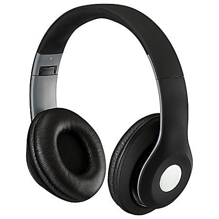 iLive Bluetooth® Wireless Over-The-Ear Headphones, Black, IAHB48MB