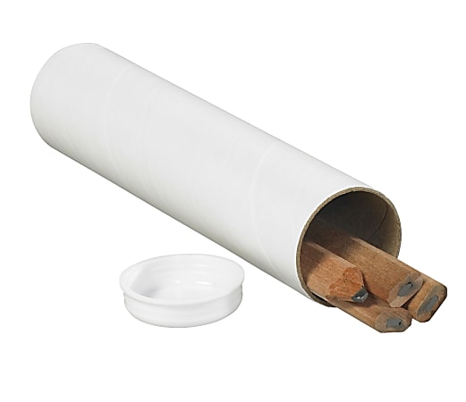 Postal Tube and Mailing Tube End Caps 2" inch and 3" inch White 1" inch 