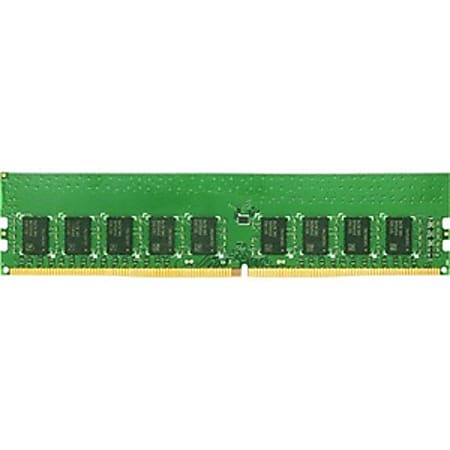 Synology 8GB DDR4 SDRAM Memory Module - For NAS Server - 8 GB - DDR4-2666/PC4-21333 DDR4 SDRAM - 2666 MHz - 1.20 V - ECC - Unbuffered - 288-pin - DIMM - 5 Year Warranty