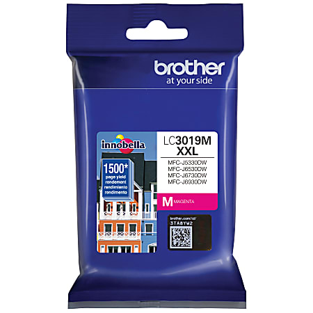 Brother® LC3019I Extra-High-Yield Magenta Ink Cartridge, LC3019M