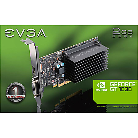Evga gt1030 2gb ddr4 deals 64bit passive low profile