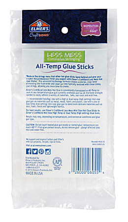 Glow in the Dark Hot Glue Sticks Mini Size 4 - 15 Pack 