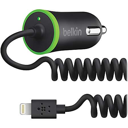 Belkin Lightning Cable Car Charger - 1 Pack - 2.10 A Output