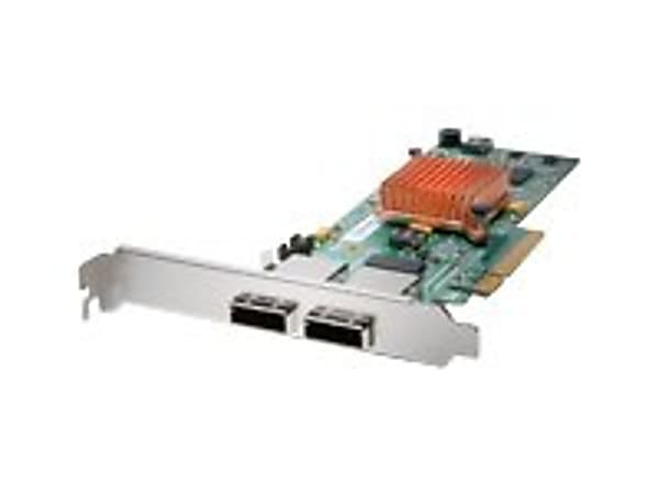 HighPoint RocketRAID 4522  Storage controller (RAID)  SATA 6Gb/s / SAS 6Gb/s  low profile  RAID RAID 0, 1, 5, 6, 10, 50, JBOD  PCIe 2.0 x8