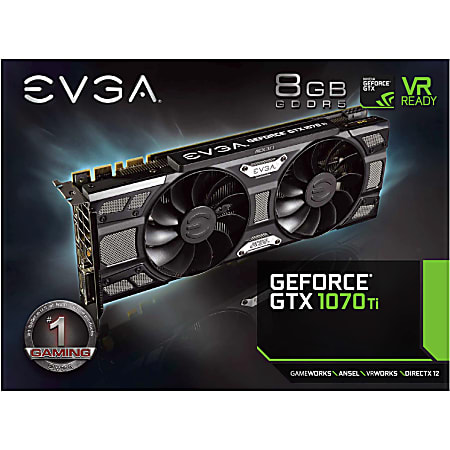 EVGA GeForce GTX 1070 Ti Graphic Card GHz Core GHz Boost