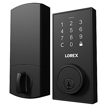 Lorex® Bluetooth® Deadbolt Smart Lock with Touchpad, Black