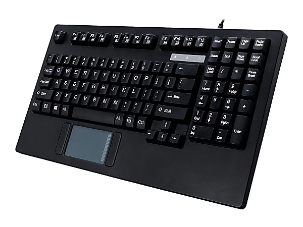 Adesso® AKB-425UB EasyTouch USB Rackmount Keyboard With Touchpad