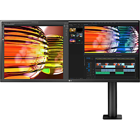 LG Ultrawide 34BN780-B 34" Class WQHD LCD Monitor - 21:9 - 34" Viewable - In-plane Switching (IPS) Technology - LED Backlight - 3440 x 1440 - 16.7 Million Colors - FreeSync - 300 Nit - 5 ms - 75 Hz Refresh Rate - HDMI - DisplayPort - USB Hub
