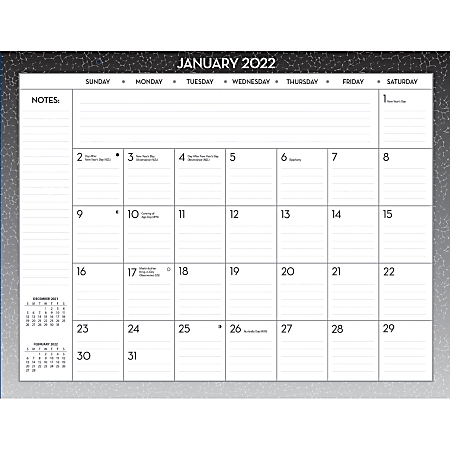 Lang Desk Calendar, 17”H x 22”W, Executive, January To December 2022, 229910100