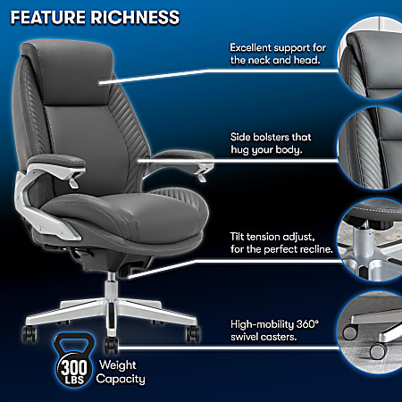 Sorina bonded leather chair sales